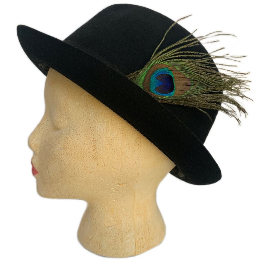 Resistol Byer-Rolnick Vintage Non-Binary Self-Conforming Rolled Brim Fedora S…